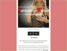 Tablet Screenshot of manizalitasbellas.com